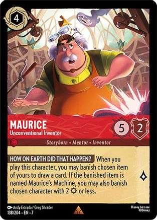 Maurice - Unconventional Inventor (138/204) - Archazias Island Cold Foil