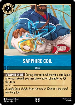 Sapphire Coil (179/204) - Archazias Island Cold Foil