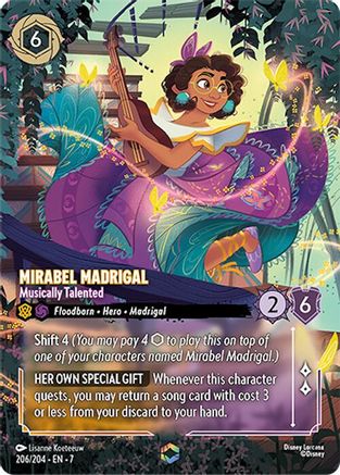 Mirabel Madrigal - Musically Talented (Enchanted) (206/204) - Archazias Island Holofoil