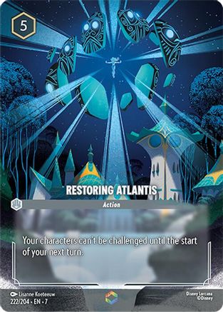 Restoring Atlantis (Enchanted) (222/204) - Archazias Island Holofoil