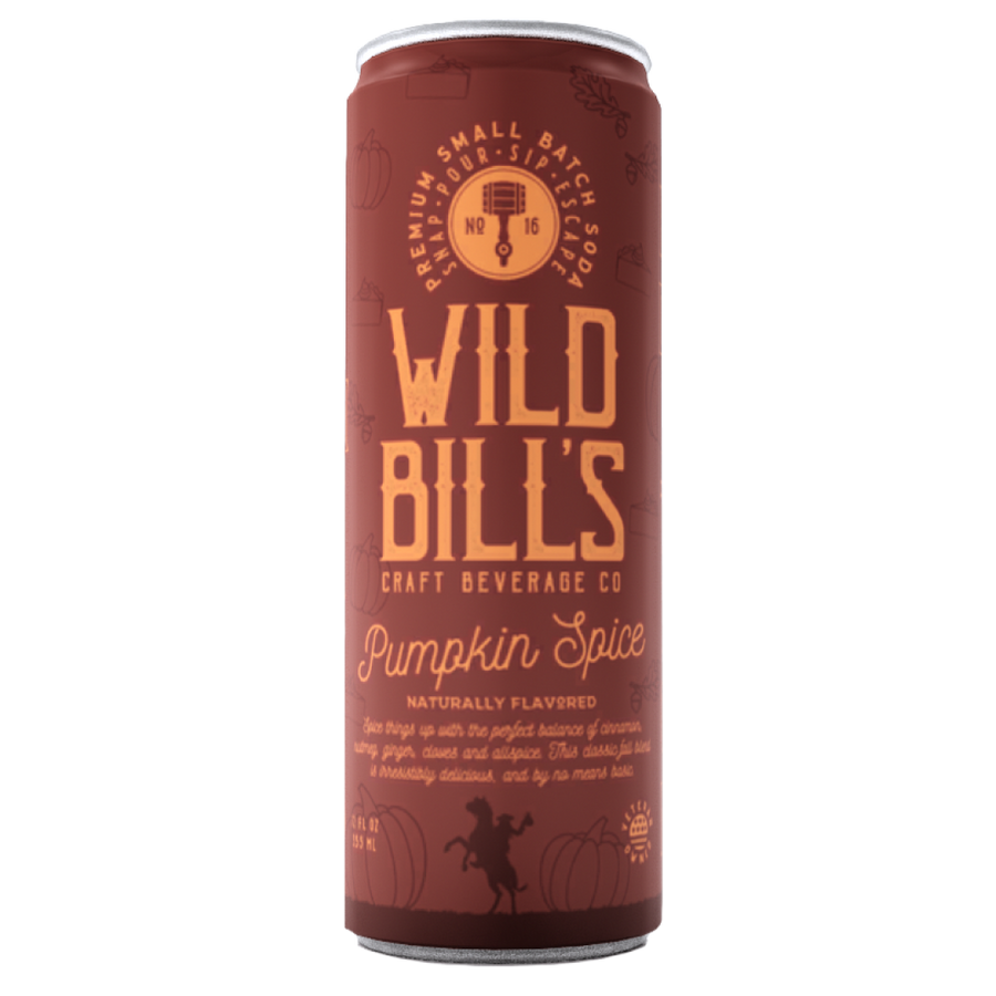 Wild Bill’s Pumpkin Spice Craft Soda (12oz)