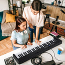 61-Key Foldable Piano Keyboard Full-size Electronic Keyboard with MIDI and Split Function