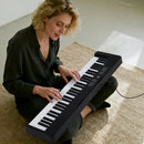 61-Key Foldable Piano Keyboard Full-size Electronic Keyboard with MIDI and Split Function