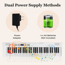 61-Key Foldable Piano Keyboard Full-size Electronic Keyboard with MIDI and Split Function