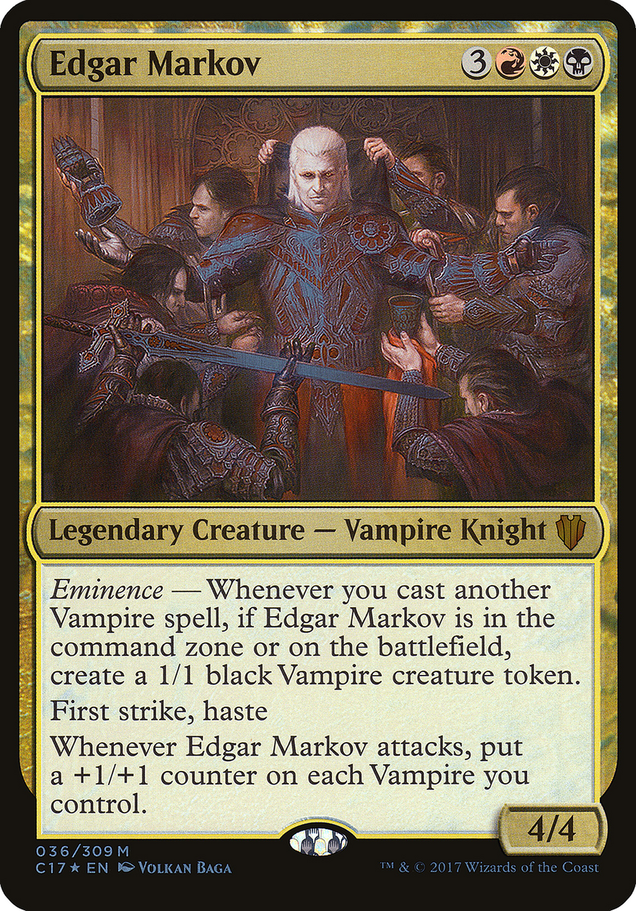 Edgar Markov (OVER-036) - Commander 2017 Oversized Foil