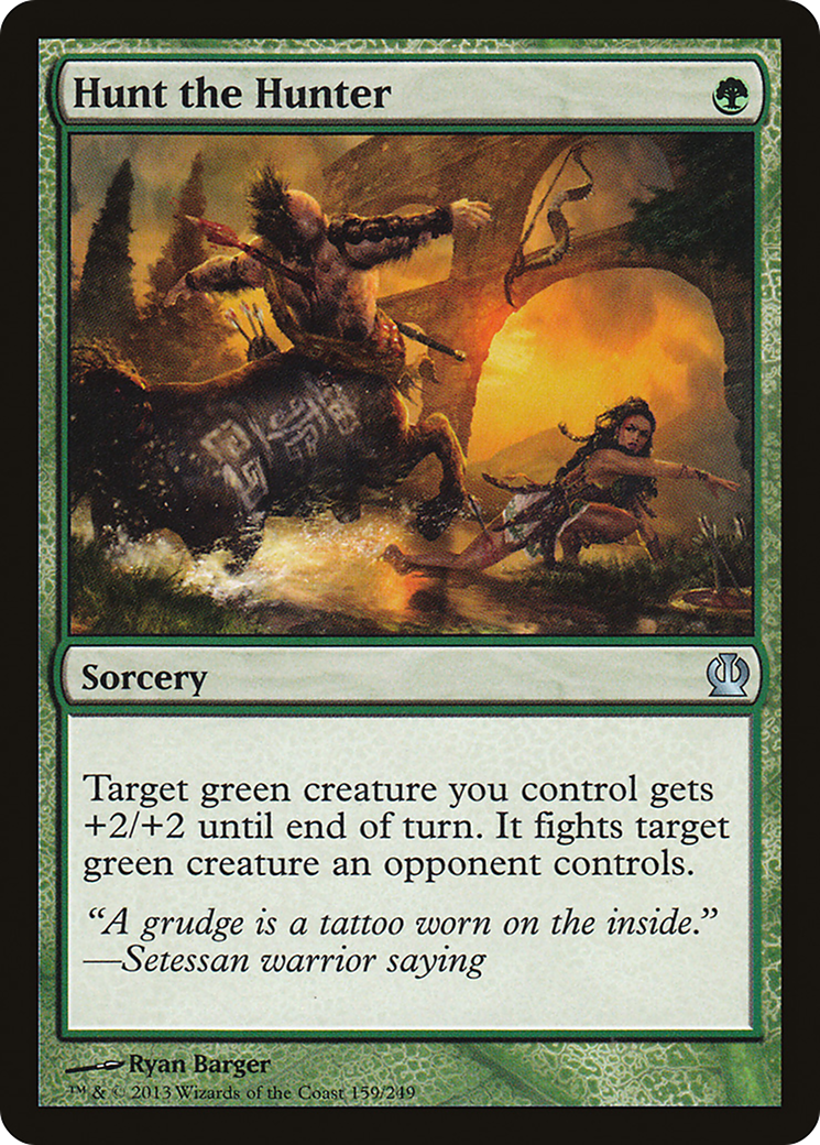 Hunt the Hunter (THS-159) - Theros Foil
