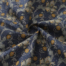 Men's Hawaiian Shirt Vintage Floral Print Cotton Button-down Short Sleeve Aloha Shirt
