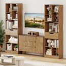 61inch Tall Freestanding Bookcase with Drawer 8-Cube Storage Organizer