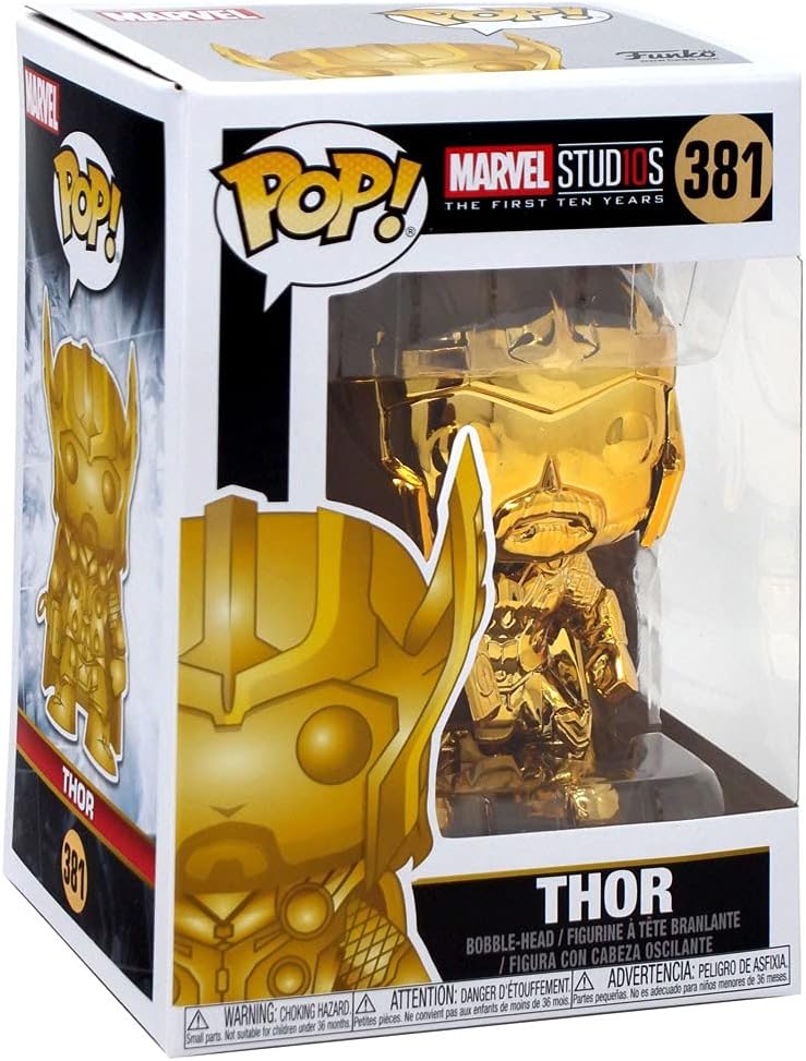 Funko Pop Marvel: Studios 10 - Thor (Gold Chrome)