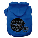 Pet, Dog and Cat Hoodie Screen Printed, "It's The Most Wonderful Time Of The Year (Football)"