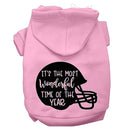Pet, Dog and Cat Hoodie Screen Printed, "It's The Most Wonderful Time Of The Year (Football)"