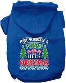 Christmas Pet, Dog and Cat Hoodie Screen Printed, "Have Yourself A Furry Little Christmas"