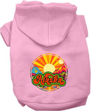 Pet Dog & Cat Screen Printed Hoodie for Medium to Large Pets (Sizes 2XL-6XL), "Alaska Mellow Mountain"