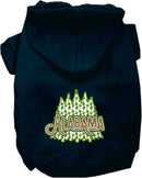Pet Dog & Cat Screen Printed Hoodie for Small to Medium Pets (Sizes XS-XL), "Alabama Woodland Trees"