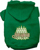 Pet Dog & Cat Screen Printed Hoodie for Small to Medium Pets (Sizes XS-XL), "Arkansas Woodland Trees"