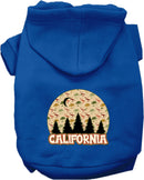 Pet Dog & Cat Screen Printed Hoodie for Medium to Large Pets (Sizes 2XL-6XL), "California Under The Stars"