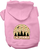 Pet Dog & Cat Screen Printed Hoodie for Medium to Large Pets (Sizes 2XL-6XL), "California Under The Stars"