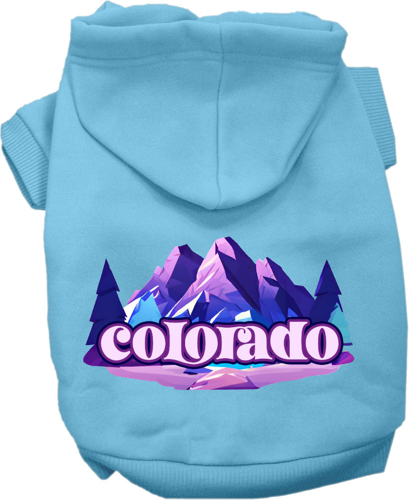 Pet Dog & Cat Screen Printed Hoodie for Small to Medium Pets (Sizes XS-XL), 