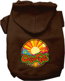 Pet Dog & Cat Screen Printed Hoodie for Medium to Large Pets (Sizes 2XL-6XL), "Colorado Mellow Mountain"