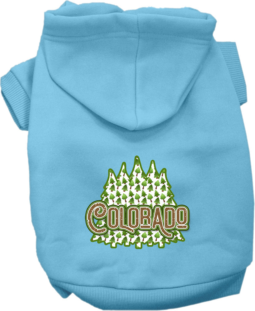 Pet Dog & Cat Screen Printed Hoodie for Small to Medium Pets (Sizes XS-XL), 