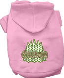 Pet Dog & Cat Screen Printed Hoodie for Small to Medium Pets (Sizes XS-XL), "Colorado Woodland Trees"