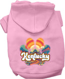 Pet Dog & Cat Screen Printed Hoodie for Small to Medium Pets (Sizes XS-XL), "Kentucky Groovy Summit"