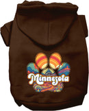 Pet Dog & Cat Screen Printed Hoodie for Small to Medium Pets (Sizes XS-XL), "Minnesota Groovy Summit"