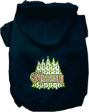 Pet Dog & Cat Screen Printed Hoodie for Small to Medium Pets (Sizes XS-XL), "Montana Alpine Pawscape"