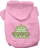 Pet Dog & Cat Screen Printed Hoodie for Small to Medium Pets (Sizes XS-XL), "North Dakota Woodland Trees"