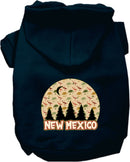 Pet Dog & Cat Screen Printed Hoodie for Small to Medium Pets (Sizes XS-XL), "New Mexico Under The Stars"