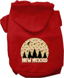 Pet Dog & Cat Screen Printed Hoodie for Small to Medium Pets (Sizes XS-XL), "New Mexico Under The Stars"