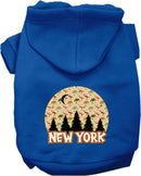 Pet Dog & Cat Screen Printed Hoodie for Small to Medium Pets (Sizes XS-XL), "New York Under The Stars"