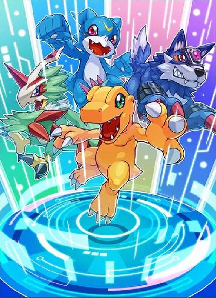 digimon card sleeves Digimon: Official Card Sleeves 60ct (Standard)