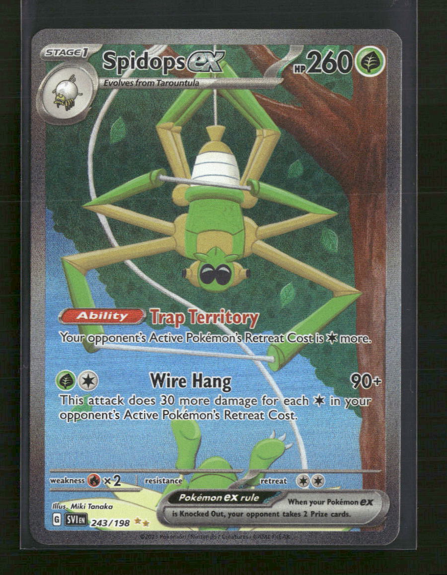 spidops pokemon card price - Scarlet & Violet - Base Set - ex Rocket Rush Once during your turn Pokmon Spidops ex - Scarlet
