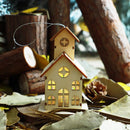 Luminous Christmas Wood Decorations with Lights
