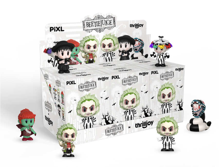 [Thrilljoy] Beetlejuice PIXL Blind Box Vinyl (Chance at 1 of 300 hyper-rare “chase” pieces will be redeemable for a special 12” MEGA PIX!)