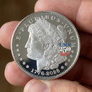 America's 250th Anniversary Morgan Dollar Nickel Silver Proof Coin