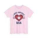 "I Miss America" Heart Unisex Heavy Cotton Tee