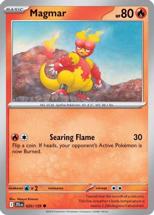 Magmar 020/159 - SV09 Journey Together Reverse Holofoil