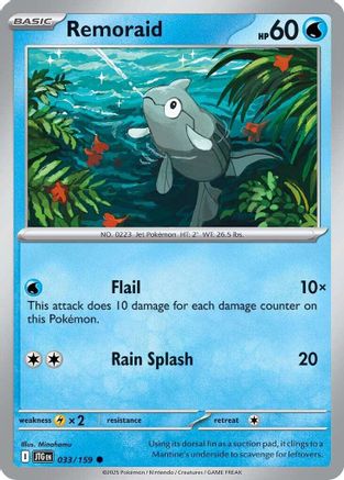 Remoraid 033/159 - SV09 Journey Together Reverse Holofoil