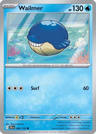 Wailmer 040/159 - SV09 Journey Together