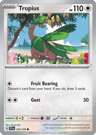 Tropius 123/159 - SV09 Journey Together Reverse Holofoil