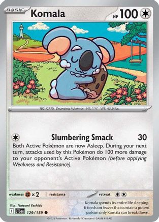 Komala 129/159 - SV09 Journey Together Reverse Holofoil