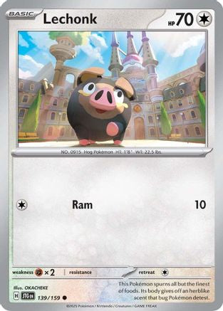 Lechonk 139/159 - SV09 Journey Together Reverse Holofoil