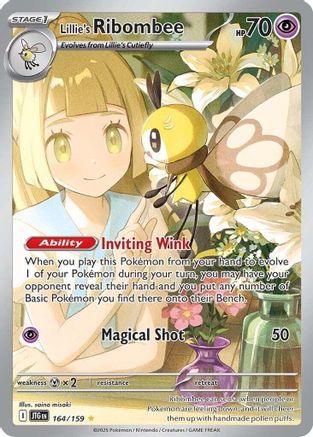 Lillie's Ribombee 164/159 - SV09 Journey Together Holofoil
