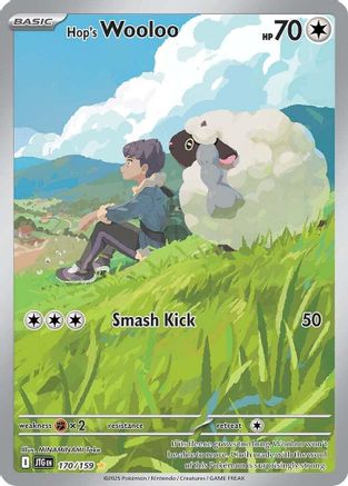 Hop's Wooloo 170/159 - SV09 Journey Together Holofoil