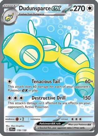 Dudunsparce ex 178/159 - SV09 Journey Together Holofoil