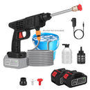 Cordless Portable Pressure Washer | 400PSI Power Cleaner with Nozzles & Foam Bottle