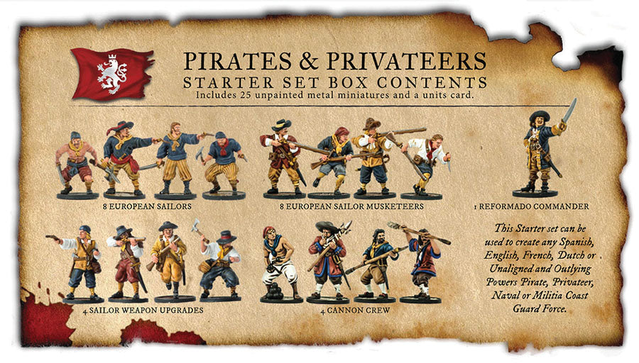 Blood & Plunder: European Pirates aned Privateers Nationality Set