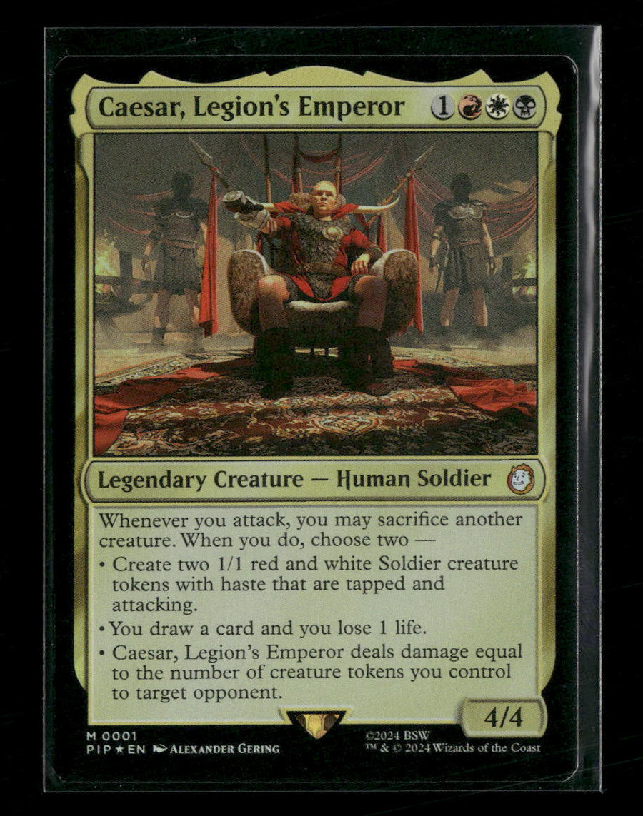 Universes Beyond: Fallout Caesar, Legion's Emperor Foil #1